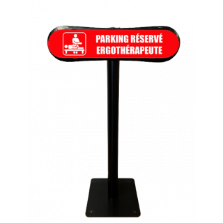 Poteau Com'Park Parking réservé ergothérapeute