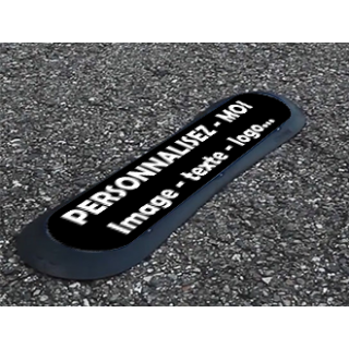 Kit Com'Park + visuel à personnaliser fond noir en mode sol