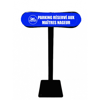 Poteau Com'Park Parking réservé maîtres nageur