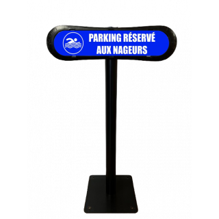 Poteau Com'Park Parking réservé aux nageurs