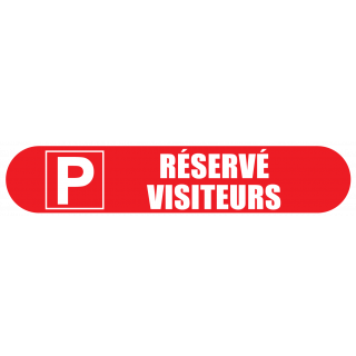 Visuel Com'Park parking réservé visiteurs rouge