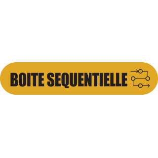 Visuel Com'Park boite séquentielle jaune et noir