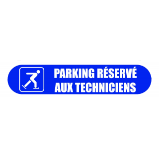 Visuel Com'Park Parking réservé aux techniciens