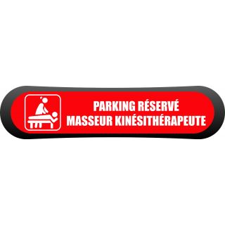 Kit Com'Park parking réservé masseur kinésithérapeute