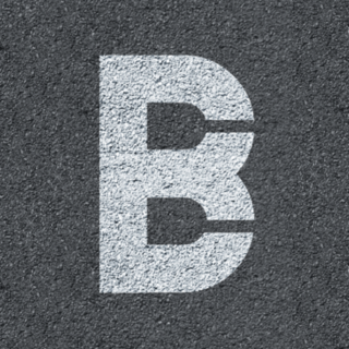 Pochoir Lettre B – Marquage au sol en PVC