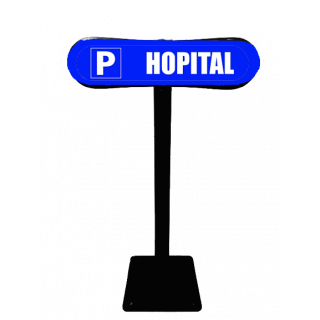 Poteau Com'park Hopital