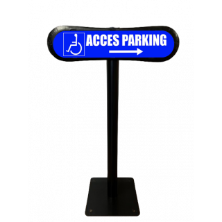 Poteau accès parking handicapé droite Com'Park