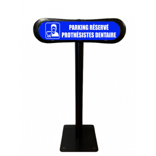 Poteau Com'Park Parking réservé prothésistes dentaire