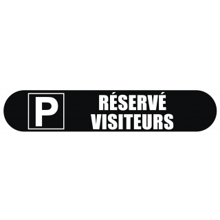 Visuel Com'Park parking réservé visiteurs noir